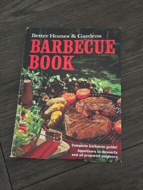Vintage Better Homes And Gardens Barbecue Book - Red and Black Cover